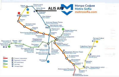 a map of the melbourne metro system at Alis in Sofia