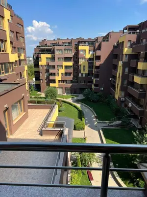 a view from a balcony of some apartment buildings at Johannesburg 2BDR Spacious Family apt w Parking and Playground in Sofia