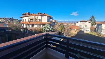 a view from the balcony of a house at REAL Guest House in Bansko