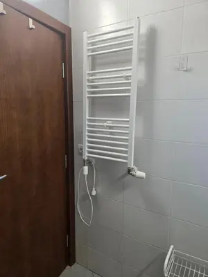 a bathroom with a shower with a glass door at Belvedere K203 in Bansko