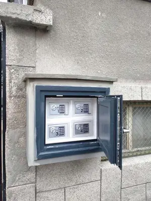 an electronic box on the side of a building at Luxury rooms 12-1 in Plovdiv