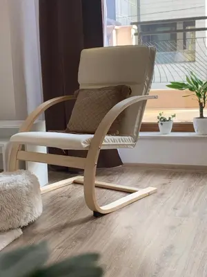 a rocking chair in a room with a window at SOFIA CENTRAL LUXURY apartment 