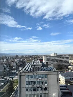 a view of a building in a city at Luxury Apartment/Studio in Plovdiv