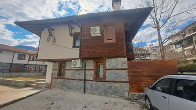 a small house with a roof on top of it at Very cozy and comfort house in top location in Bansko