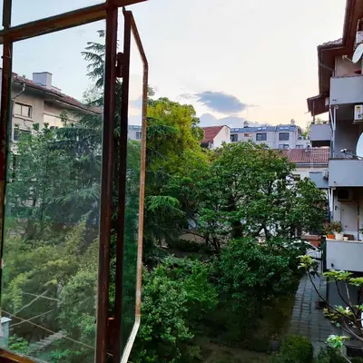 a view from a window of a city at INSTA Haus in Plovdiv