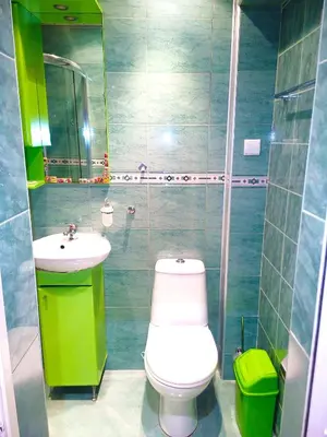 a bathroom with a toilet and a sink at 