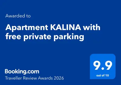 a screenshot of a phone with the appointment klinka with free private parking at Apartment KALINA with free private parking in Plovdiv