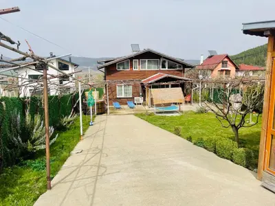 a walkway in front of a house at Вила Маца in Sapareva Banya