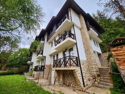 an exterior view of a house at Borche Family Homes in Pamporovo