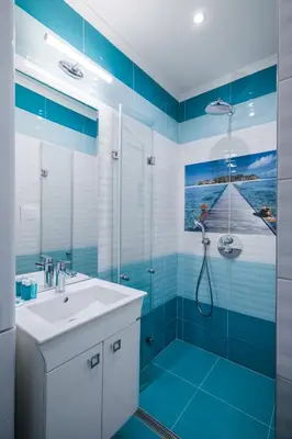 a bathroom with a sink and a shower at Feel at Home - Central 2BD Flat with Parking by Flat Mаnager in Sofia
