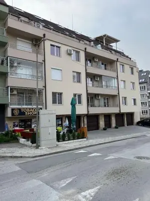 a large building on the side of a street at Sandanski escape in Sandanski