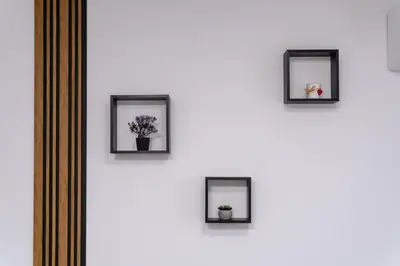 four pictures on a wall with flowers in them at 1-Bedroom apartment with Free Private parking in Plovdiv