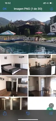 a collage of pictures of a swimming pool at Bansko Royal Towers APARTMENT 738 in Bansko