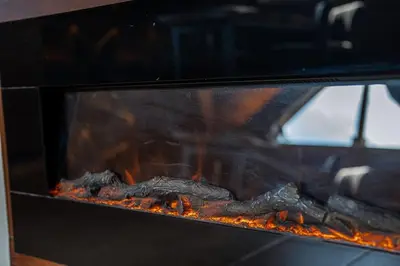 a bunch of food cooking in an oven at The Chalet 2 Bedrooms Paradise in Bansko