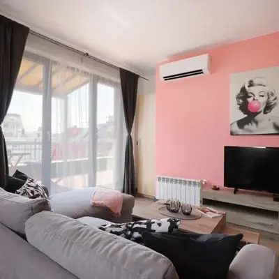 New Sofia Skyline 1BDRM Free Parking & Terrace