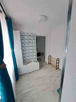 a room with a hallway with a mirror in it at Къща за гости Съкровище in Panagyurishte