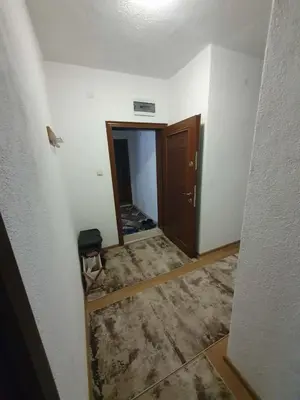 an empty room with a door and a room with a room at Levkov in Petrich