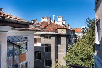 a group of buildings in a city at The Architect Home - City Center, Free Parking! in Sofia