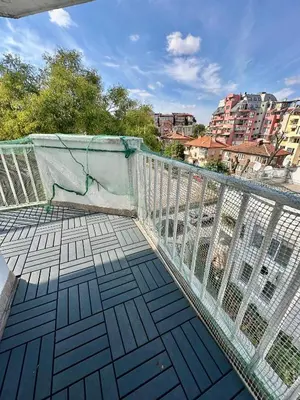 a view from the balcony of a building at Central District 3 Bedroom Place in Plovdiv