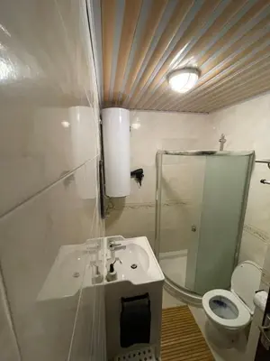 a bathroom with a sink and a toilet at Castle Studio 203 Pamporovo in Pamporovo