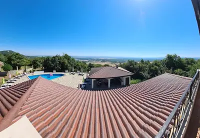 a view from the roof of a house at Вила Белисима, Villa Bellissima in Kara Agach