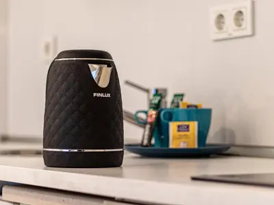 a toaster sitting on top of a counter at Stay Inspired - Sofia Retreat in Sofia