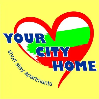a heart with the words your city home at Apartment Hangar 94 - Top Center - plus Free Vouchers in Sofia