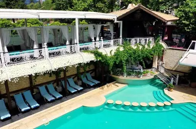 an image of a swimming pool at a hotel at Rich House Velingrad in Velingrad