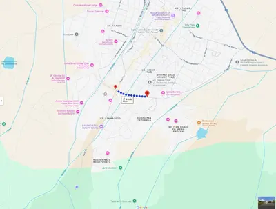 a map of the city of san francisco at Luxury Apartment 5 Mins from Slopes Parking in Bansko
