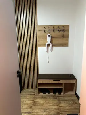 a bathroom with a phone on the wall at MonarX Suites 1113 in Bansko