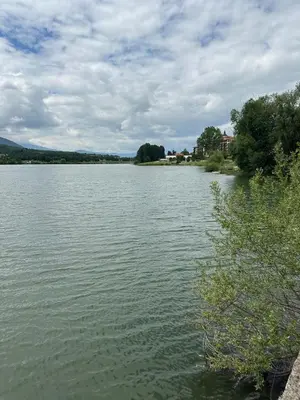 a view of a large body of water at Pravets Lake Home away from home in Pravets