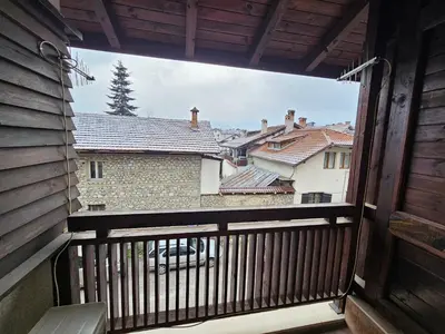 a view from the balcony of a house at Two charming Studios in Trinity Bansko with balcony and free parking by Flat Mаnager in Bansko