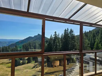 a view from the window of a house at Pampo-Heaven in Smolyan
