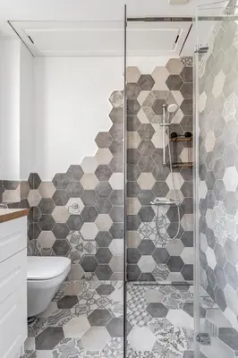 a bathroom with a toilet and a glass shower at Quiet One-Bedroom Hеaven Relax and Unwind in Sofia