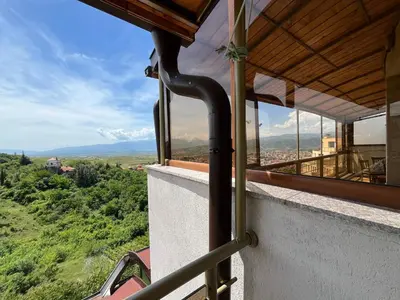 a view from the balcony of a house at BELLA VISTA Holiday Home 24h check in in Sandanski