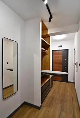 a dressing room with a mirror and a closet at Oblivion in Velingrad