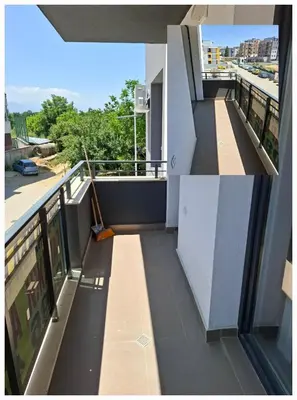 a view of a balcony of a building at Apartment Active Sport in Pazardzhik