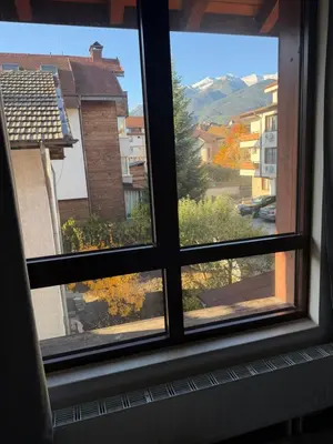 a view from a window of a city at Luxury Studio2 in Hotel Friends in Bansko