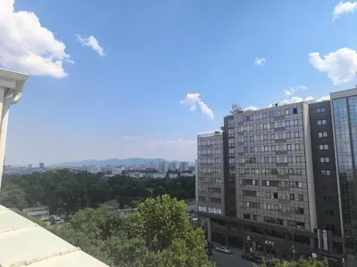 a view of a city from a building at Sunny Hollow in Sofia