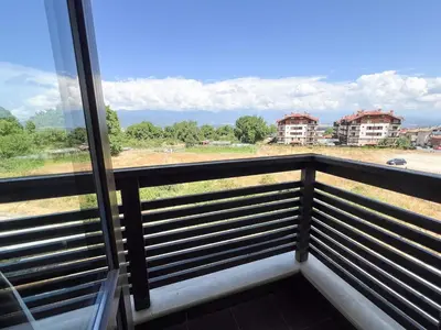 a view from the balcony of a condo with a view at Alpine Lodge Chalet in Bansko in Bansko