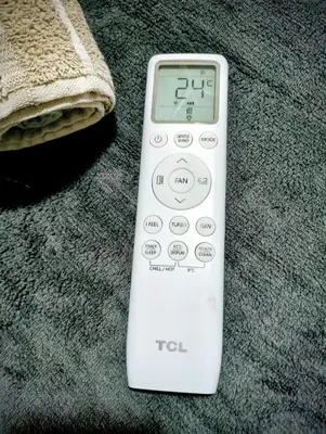 a remote control sitting on top of a table at GuestHouse3 Karma369 in Plovdiv