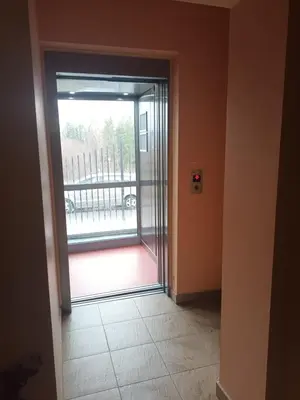 an open door with a view of a balcony at Green Hotel Fortuna in Sapareva Banya