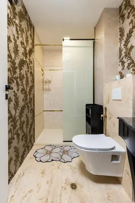 a bathroom with a toilet and a shower at Sunny Modern 1BR Retreat with Cozy Balcony in Plovdiv