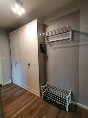 an empty room with a closet and a heater at Iglika 2, A13 & A14 in Borovets