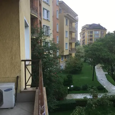 a view from a balcony of a building at Alex Apartment Sofia in Sofia