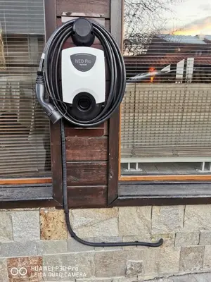 a camera is hooked up to a window at Velinov Boutique Hotel with Free Shuttle in Bansko