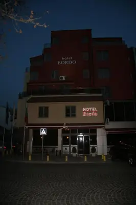 a building with a hotel protopado on top of it at Hotel Bordo in Plovdiv