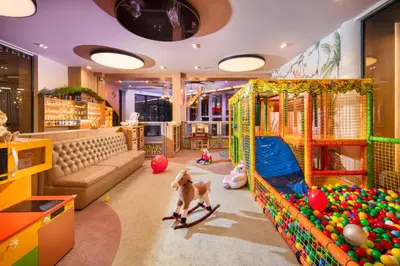a childs room with a play room with a play room at Park & Spa Hotel Markovo in Plovdiv