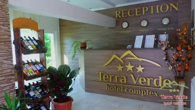 a store with a sign for a temena valley hospital at Комплекс 
