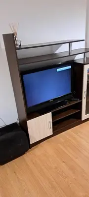 a flat screen tv sitting on a entertainment center at spa in Plovdiv